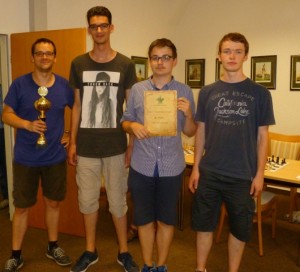 Unser Pokal-Vize: Tim, Max, Roven & Hans