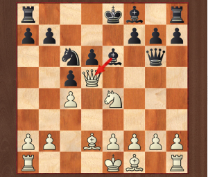 Sicher ist 11. Dd3 wegen 11... Lf5 nicht erstrebenswert. Der Partiezug Sxd6+ verliert jedoch nach 12... Kd7 eine Figur.